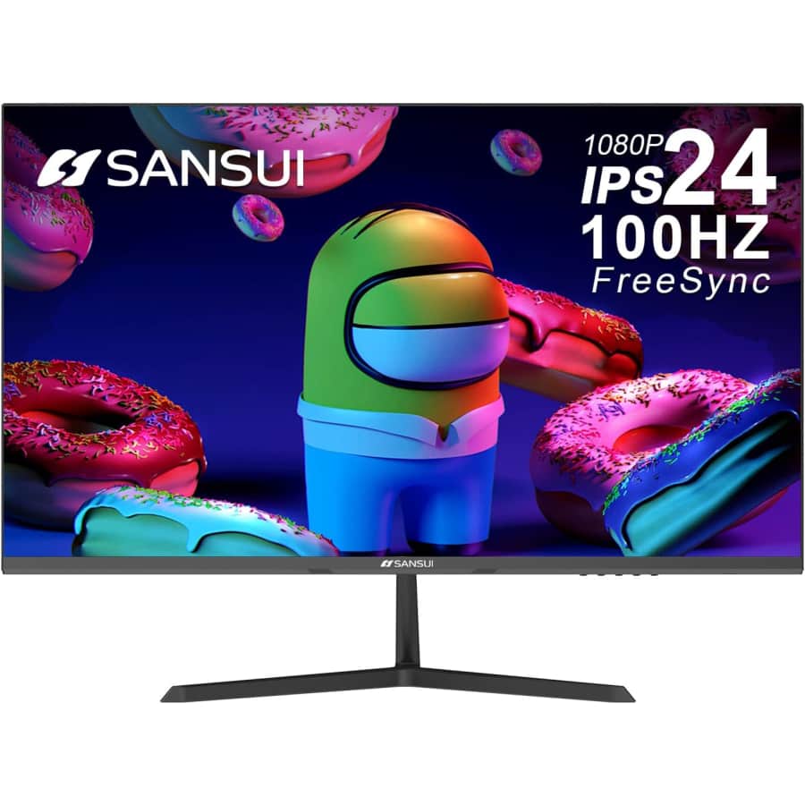 Sansui 24" 1080p IPS 100Hz FreeSync Monitor for $72