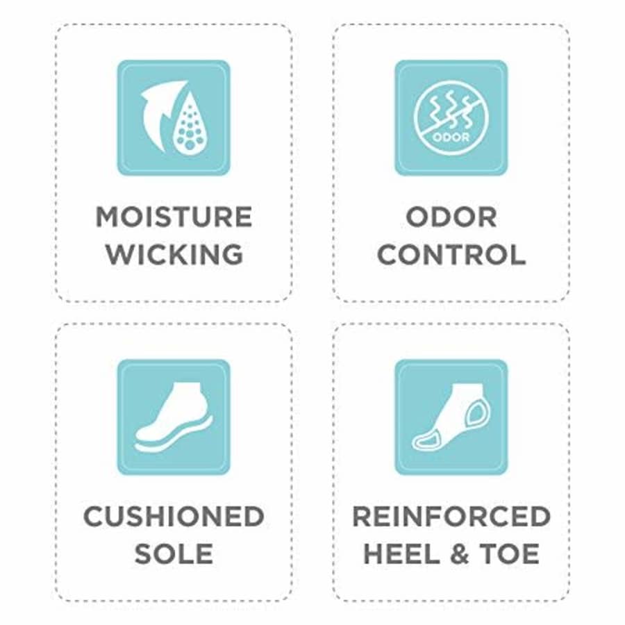 Fruit of the Loom Men's 12 Pair Pack Dual Defense Cushioned Socks, Black, 6.5-12 for $24