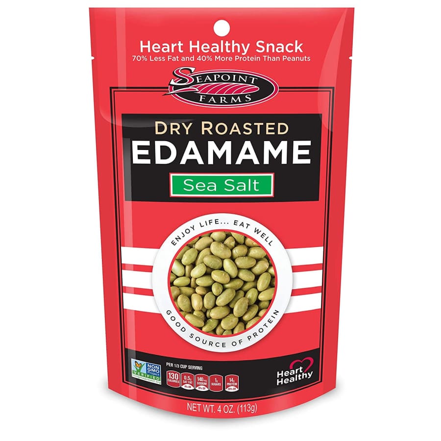 Seapoint Farms 4-oz. Sea Salt Dry Roasted Edamame 12-Pack for $26