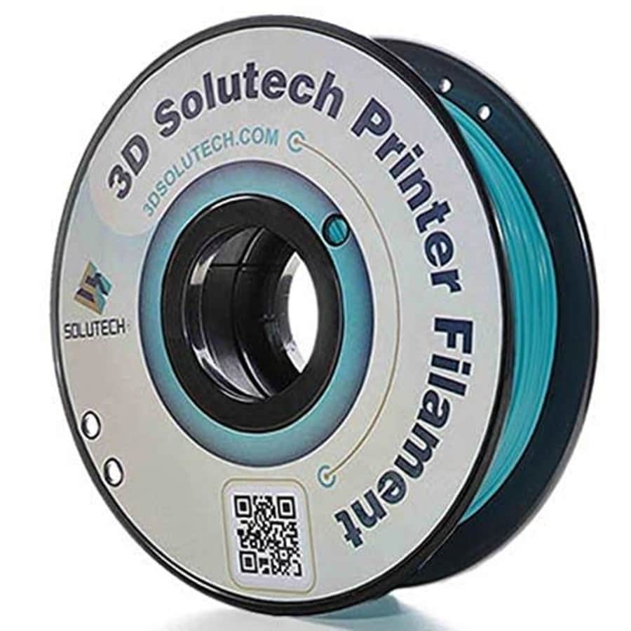 3D Solutech Teal Blue 3D Printer PLA Filament 1.75MM Filament, Dimensional Accuracy +/- 0.03 mm, for $18