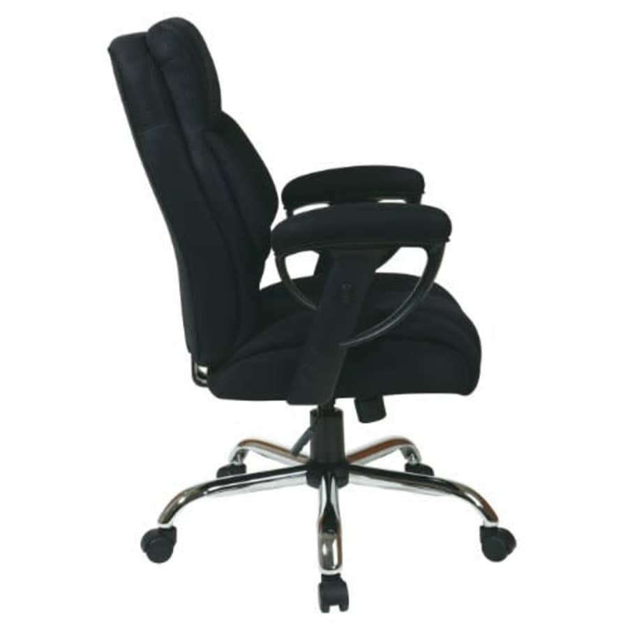 Office Star Executive Big Man's Chair with Padded Mesh Contour Seat and Back, Adjustable Padded for $245