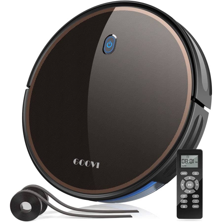 Goovi Slim Robot Vacuum for $100