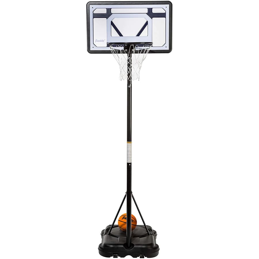 Franklin Sports Adjustable Portable Basketball Hoop for $133 Franklin Sports Adjustable Portable Basketball Hoop for $133