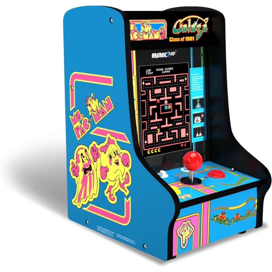 Arcade1UP Ms. Pac-Man/Galaga 5-in-1 Countercade for $162 Arcade1UP Ms. Pac-Man/Galaga 5-in-1 Countercade for $162