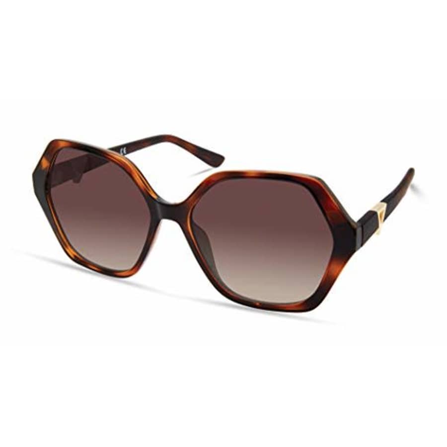 GUESS Women's Trendy Geometric Square Sunglasses, Dark Havana, 57mm for $39 GUESS Women's Trendy Geometric Square Sunglasses, Dark Havana, 57mm for $39