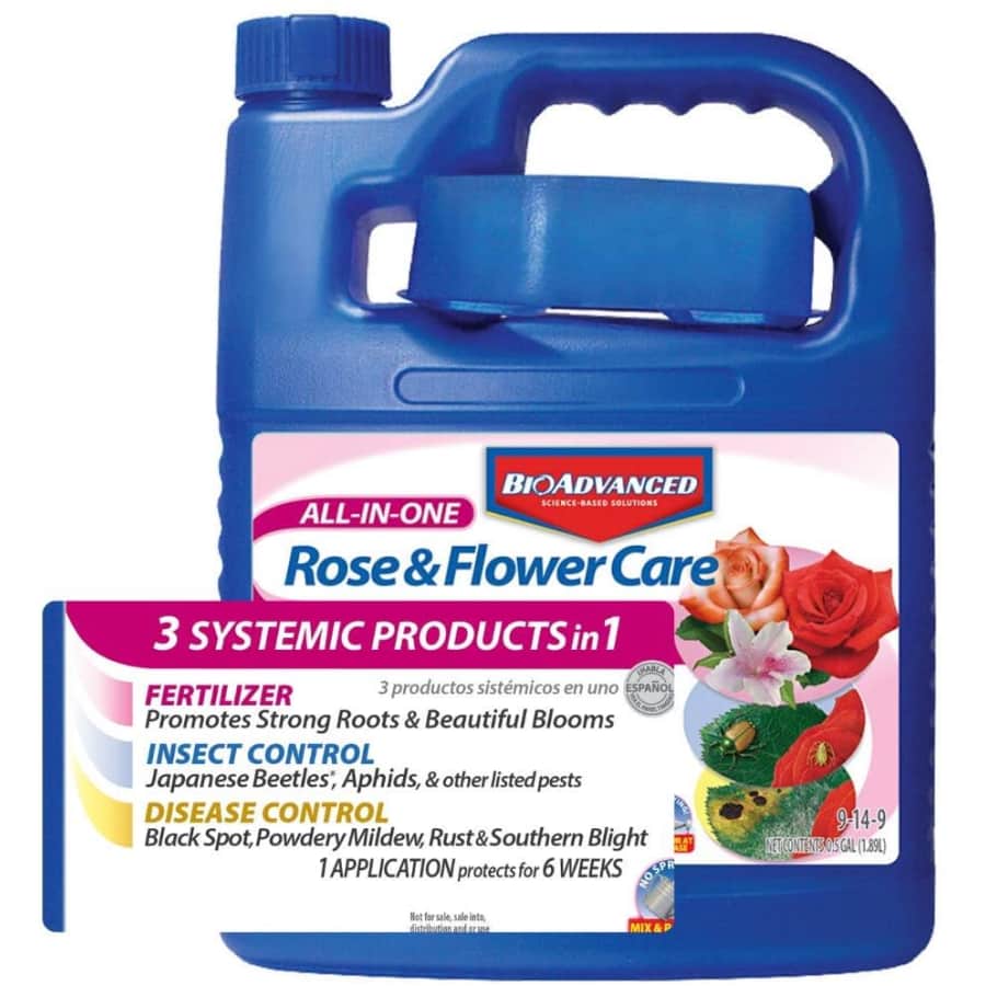 BioAdvanced All-in-One Rose and Flower Fertilizer for $33 BioAdvanced All-in-One Rose and Flower Fertilizer for $33