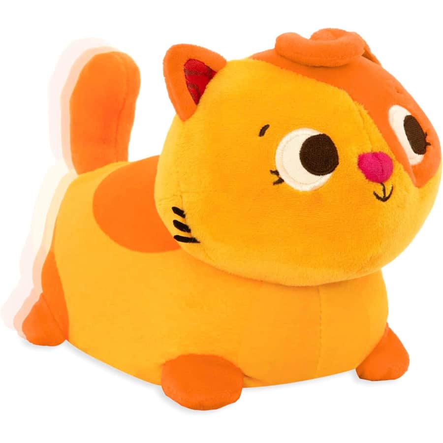 B. Toys Crawling Interactive Plush Cat for $10