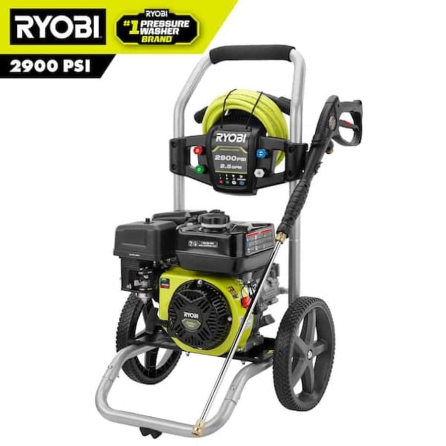 Ryobi 2900 PSI 2.5 GPM Cold Water Gas Pressure Washer for $299 Ryobi 2900 PSI 2.5 GPM Cold Water Gas Pressure Washer for $299