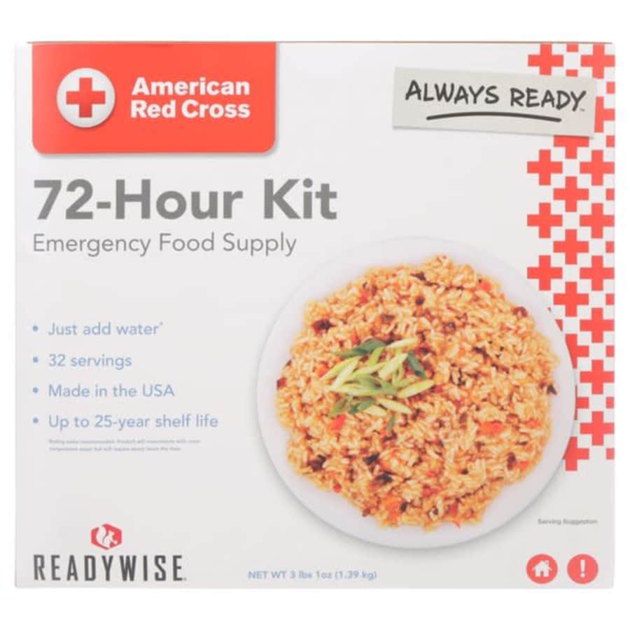 Ready Wise American Red Cross 72-Hour Emergency Preparedness Freeze Dried Food Supply for $42