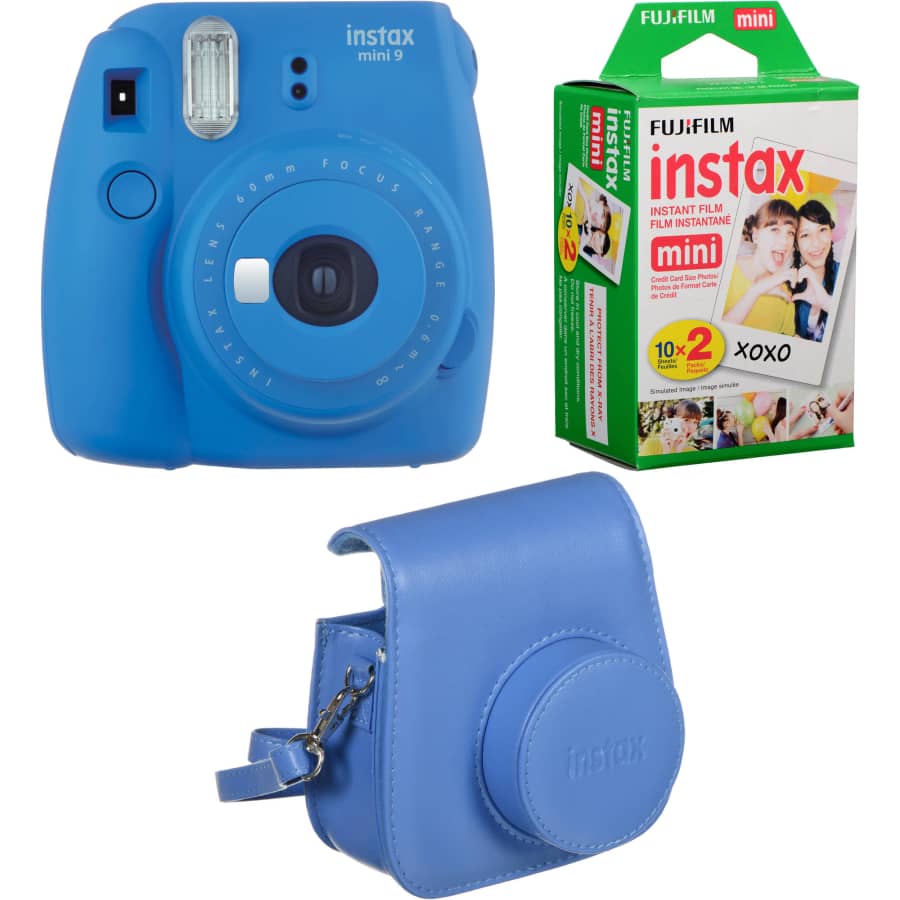 Fuji Instax Mini 9 Instant Film Camera Bundle for $50