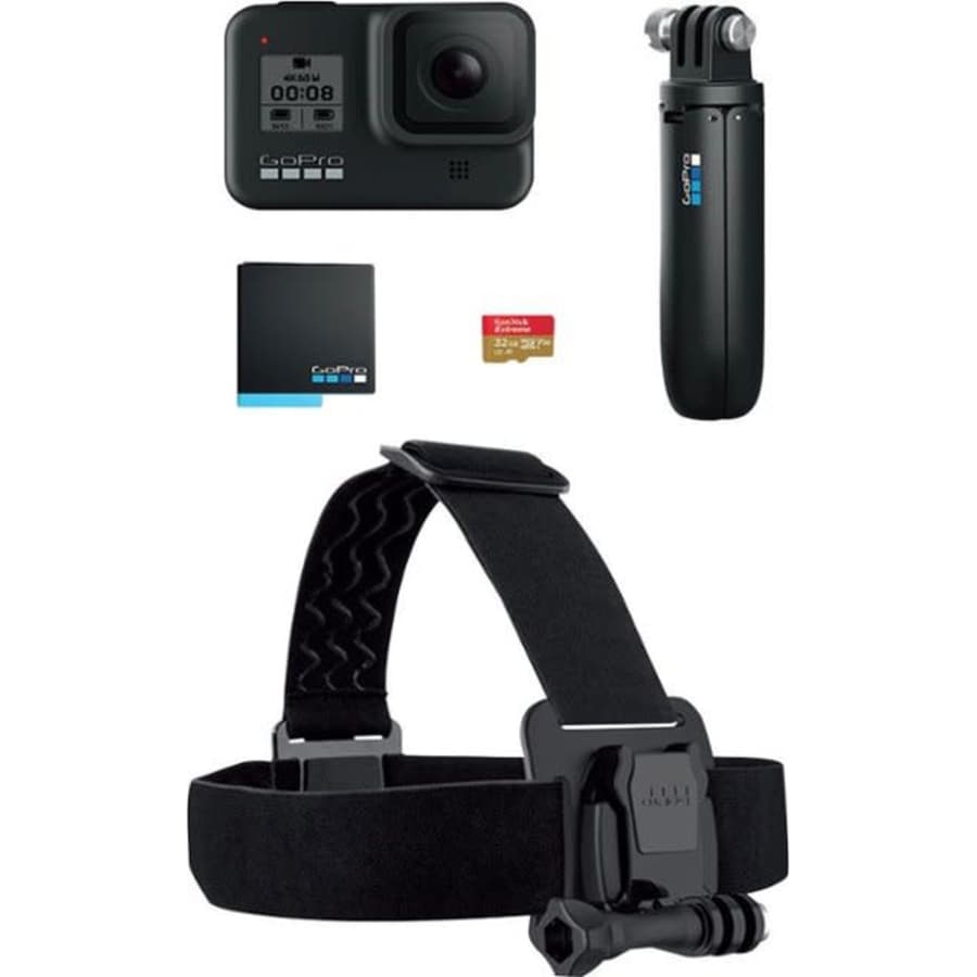 GoPro Hero8 Black 4K Action Camera Bundle for $350 GoPro Hero8 Black 4K Action Camera Bundle for $350