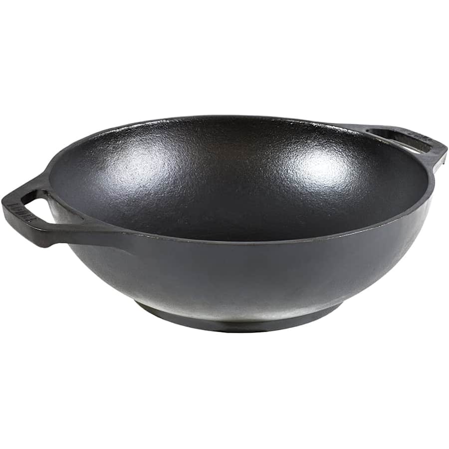 Lodge 9" Cast Iron Mini Wok for $23 Lodge 9" Cast Iron Mini Wok for $23