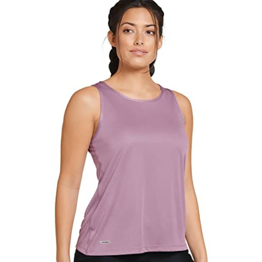 Jockey Women's Activewear Performance Tank, Purple Fog, m for $10 Jockey Women's Activewear Performance Tank, Purple Fog, m for $10
