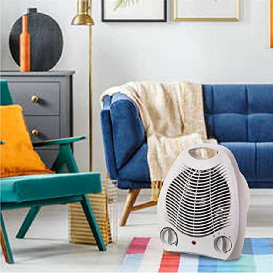 Optimus H-1322 Portable 2-Speed Fan Heater with Thermostat for $30