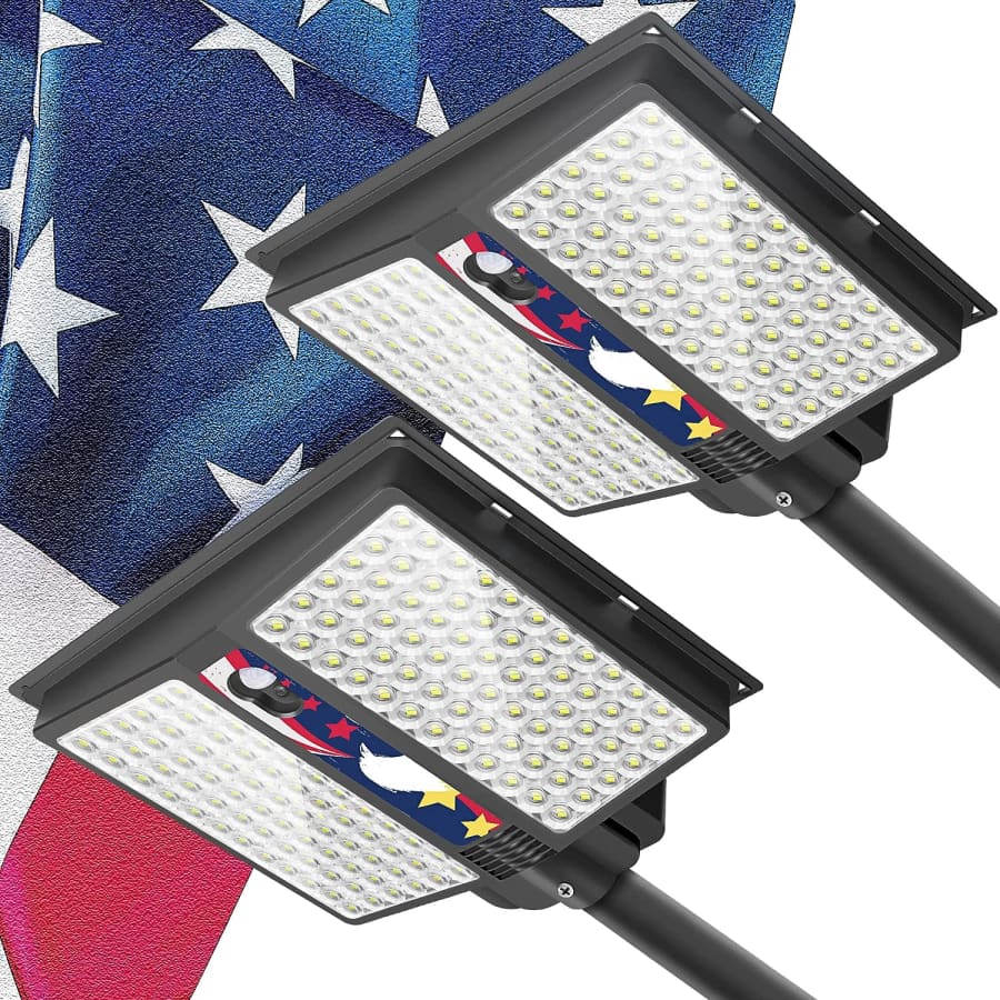 600W Solar Street Light 2-Pack for $43 600W Solar Street Light 2-Pack for $43