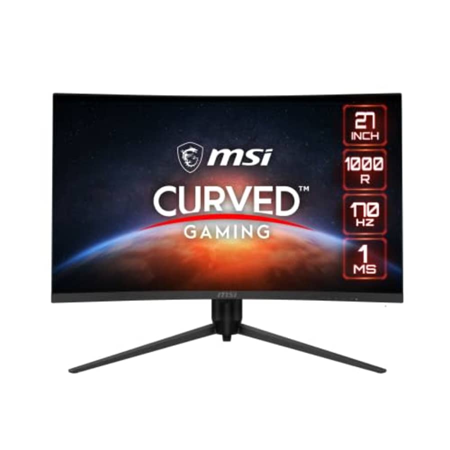 MSI G271CQP E2, 27" Gaming Monitor, 2560 x 1440 (QHD), VA, 170Hz, FreeSync Premium, HDMI, for $210 MSI G271CQP E2, 27" Gaming Monitor, 2560 x 1440 (QHD), VA, 170Hz, FreeSync Premium, HDMI, for $210