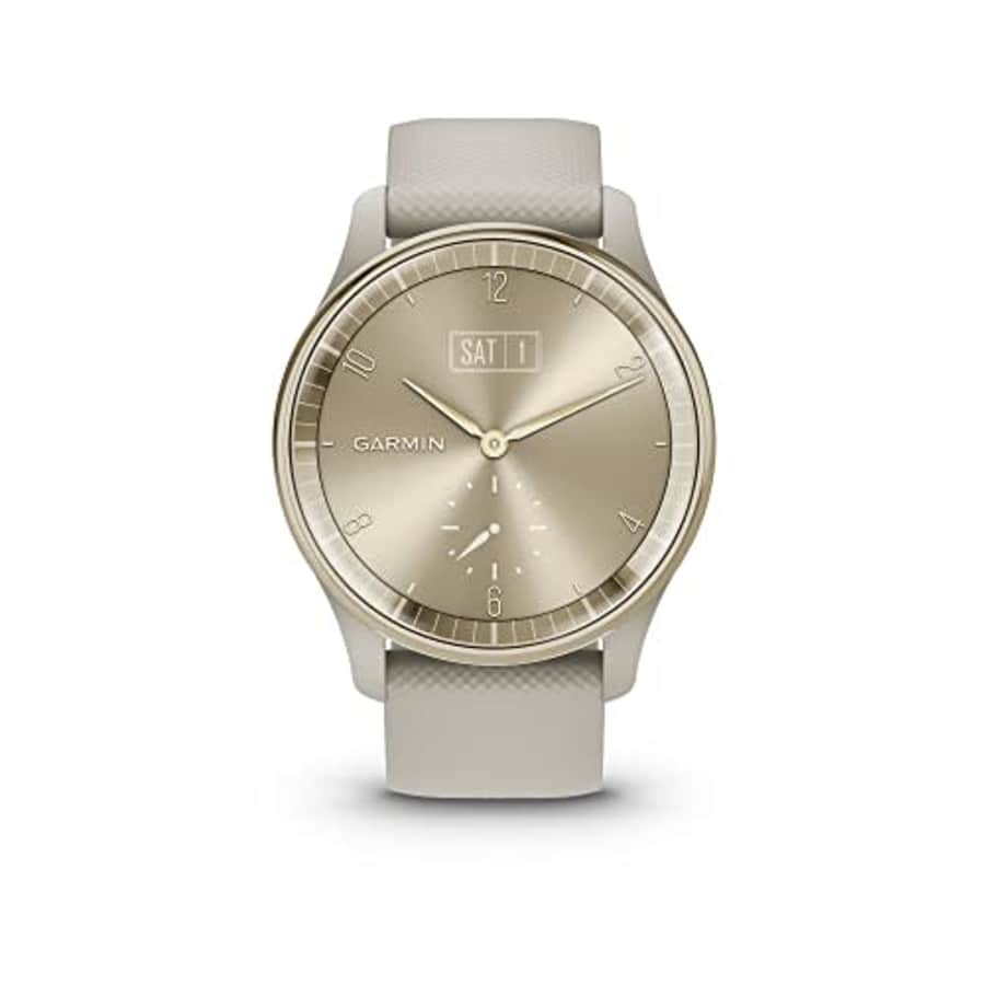 Garmin vvomove Trend, Stylish Hybrid Smartwatch, Long-Lasting Battery Life, Dynamic Watch Hands and for $300