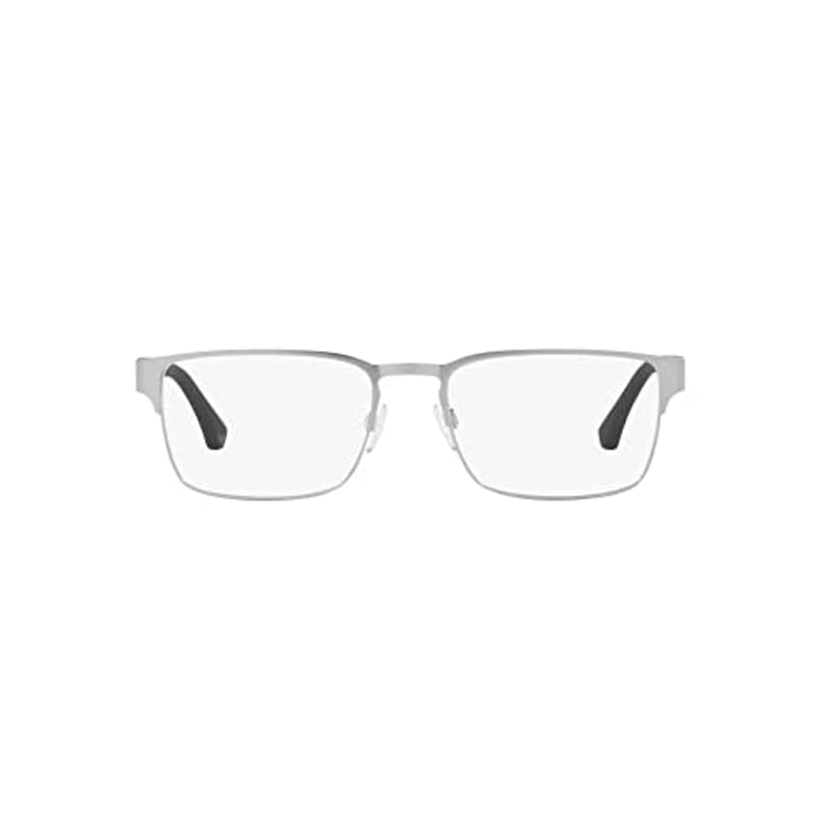 Emporio Armani Men's EA1027 Square Sunglasses, Matte Silver/Demo Lens, 53 mm for $58 Emporio Armani Men's EA1027 Square Sunglasses, Matte Silver/Demo Lens, 53 mm for $58