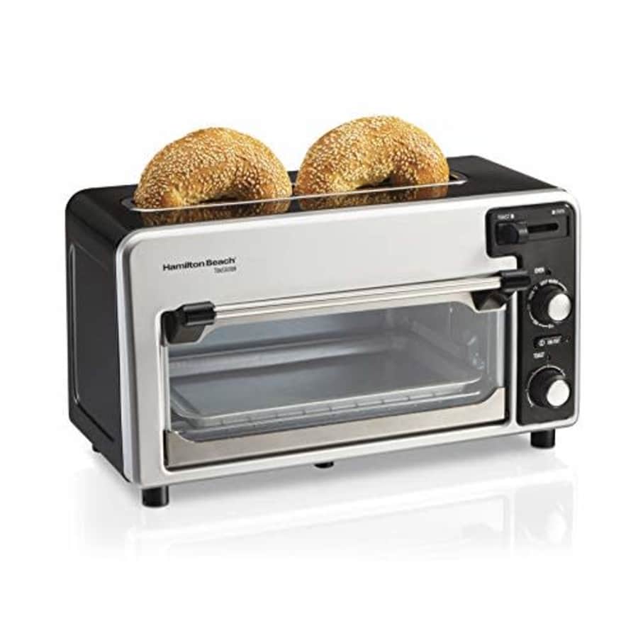Hamilton Beach Toastation 2-Slice Toaster and Oven Combo, Extra Wide Slots, Shade Selector, Baking for $116 Hamilton Beach Toastation 2-Slice Toaster and Oven Combo, Extra Wide Slots, Shade Selector, Baking for $116