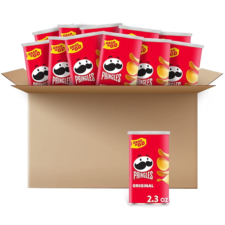 Pringles Original Chip Tube 12-Pack for $19