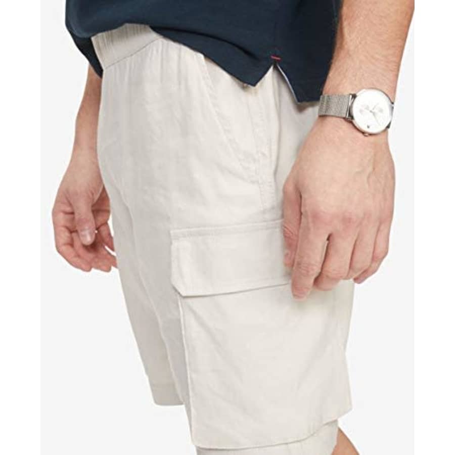 Tommy Hilfiger Men's Casual Stretch Chino Shorts, Fog, XXL for $56 Tommy Hilfiger Men's Casual Stretch Chino Shorts, Fog, XXL for $56