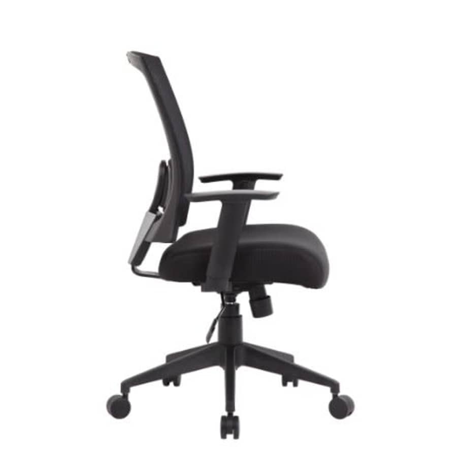 Boss Office Products Mesh Back Task Chair in Black for $163