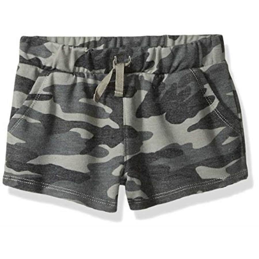 Splendid Girls' Toddler Short, Dusty Olive camo, 3T for $27
