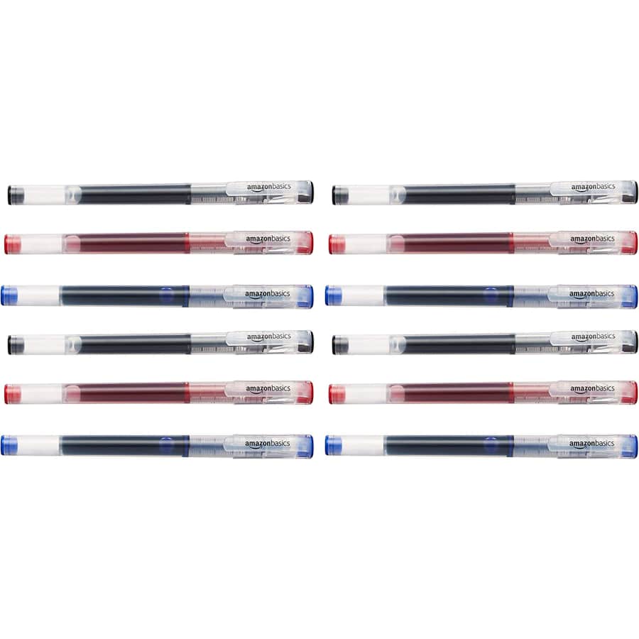 Amazon Basics Rollerball Pen 12-Pack for $2 Amazon Basics Rollerball Pen 12-Pack for $2