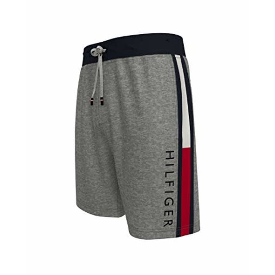 Tommy Hilfiger mens Tommy Hilfiger Men's Fleece Sweat Shorts, Sport Grey Heather B13, Large US for $55
