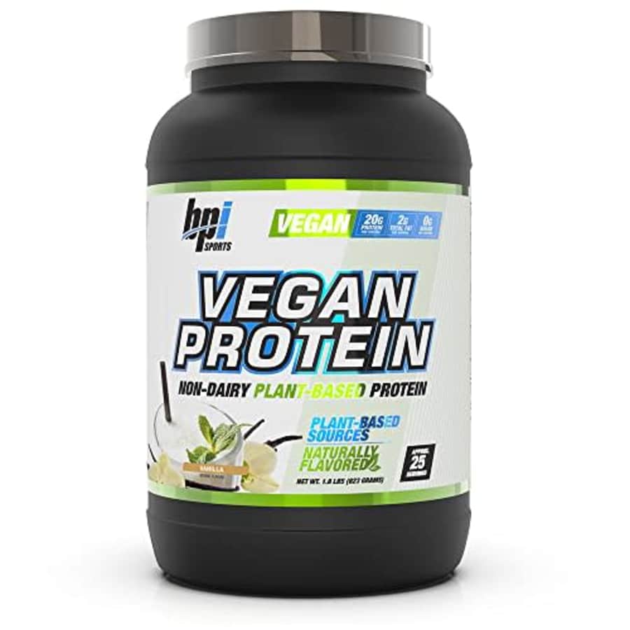 BPI Sports Vegan Protein - Plant Based, Non Dairy, Gluten Free, Organic Vegetable Based Protein for $25 BPI Sports Vegan Protein - Plant Based, Non Dairy, Gluten Free, Organic Vegetable Based Protein for $25