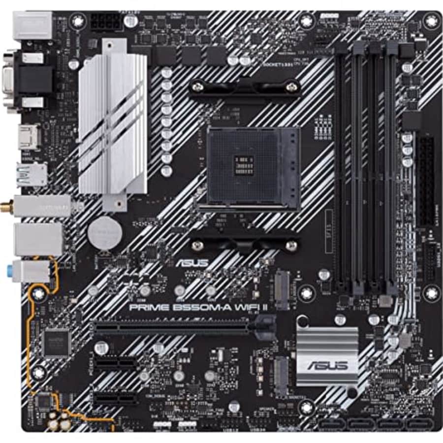 ASUS Prime B550M-A WiFi II AMD AM4 (3rd Gen Ryzen) Micro ATX Motherboard (PCIe 4.0, WiFi 6, ECC for $100 ASUS Prime B550M-A WiFi II AMD AM4 (3rd Gen Ryzen) Micro ATX Motherboard (PCIe 4.0, WiFi 6, ECC for $100