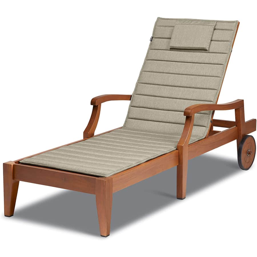 Classic Accessories Storigami Water-Resistant Chaise Lounge Cushion for $92