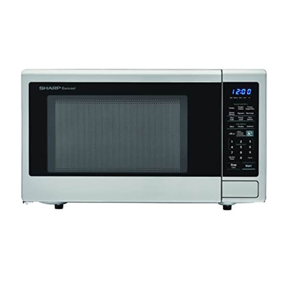 SHARP Stainless Steel Carousel 1.8 Cu. Ft. 1100W Countertop Microwave Oven (ISTA 6 Packaging), for $180 SHARP Stainless Steel Carousel 1.8 Cu. Ft. 1100W Countertop Microwave Oven (ISTA 6 Packaging), for $180