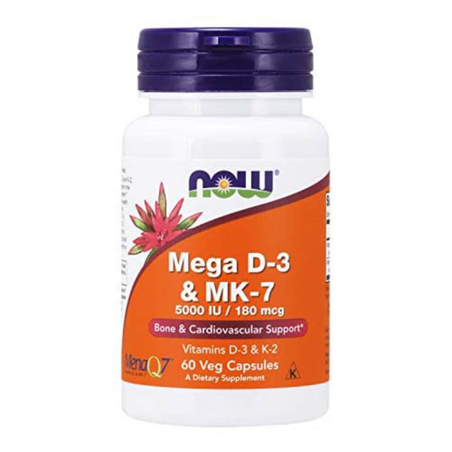 Now Foods NOW Supplements, Mega D-3 & MK-7 with Vitamins D-3 & K-2, 5,000 IU/180 mcg, Bone & Cardiovascular for $17 Now Foods NOW Supplements, Mega D-3 & MK-7 with Vitamins D-3 & K-2, 5,000 IU/180 mcg, Bone & Cardiovascular for $17