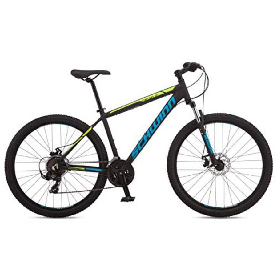 Schwinn Mesa 2 Adult Mountain Bike, 21 Speeds, 27.5 Inch Wheels, Medium Aluminum Frame, Black for $630