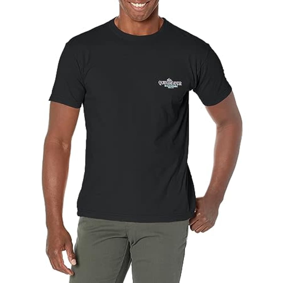 Quiksilver Men's Bold Move Tee Shirt, Black 233 for $26