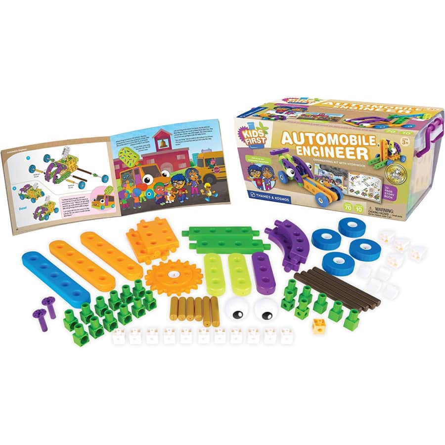 Thames & Kosmos Kids' First Automobile Engineer Kit for $6 Thames & Kosmos Kids' First Automobile Engineer Kit for $6