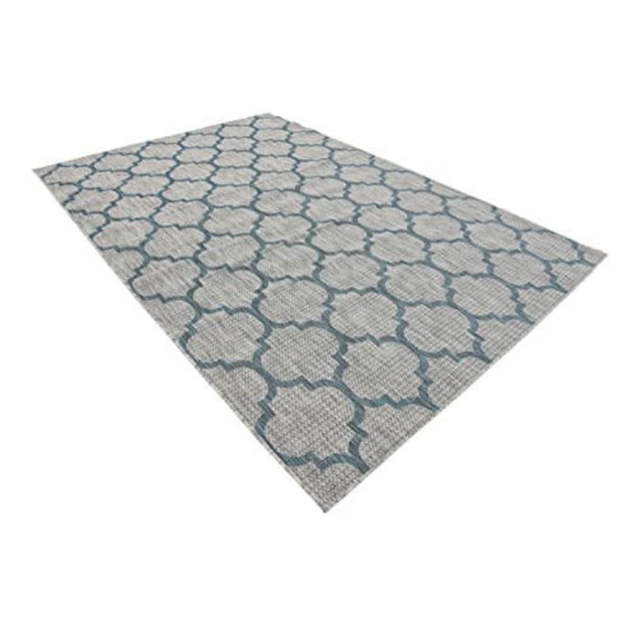 Unique Loom Outdoor Trellis Collection Casual Moroccan Lattice Transitional Indoor and Outdoor for $80