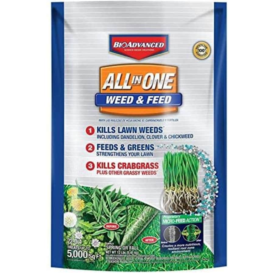 BioAdvanced All-in-One Weed & Feed 12-lb. Bag for $48
