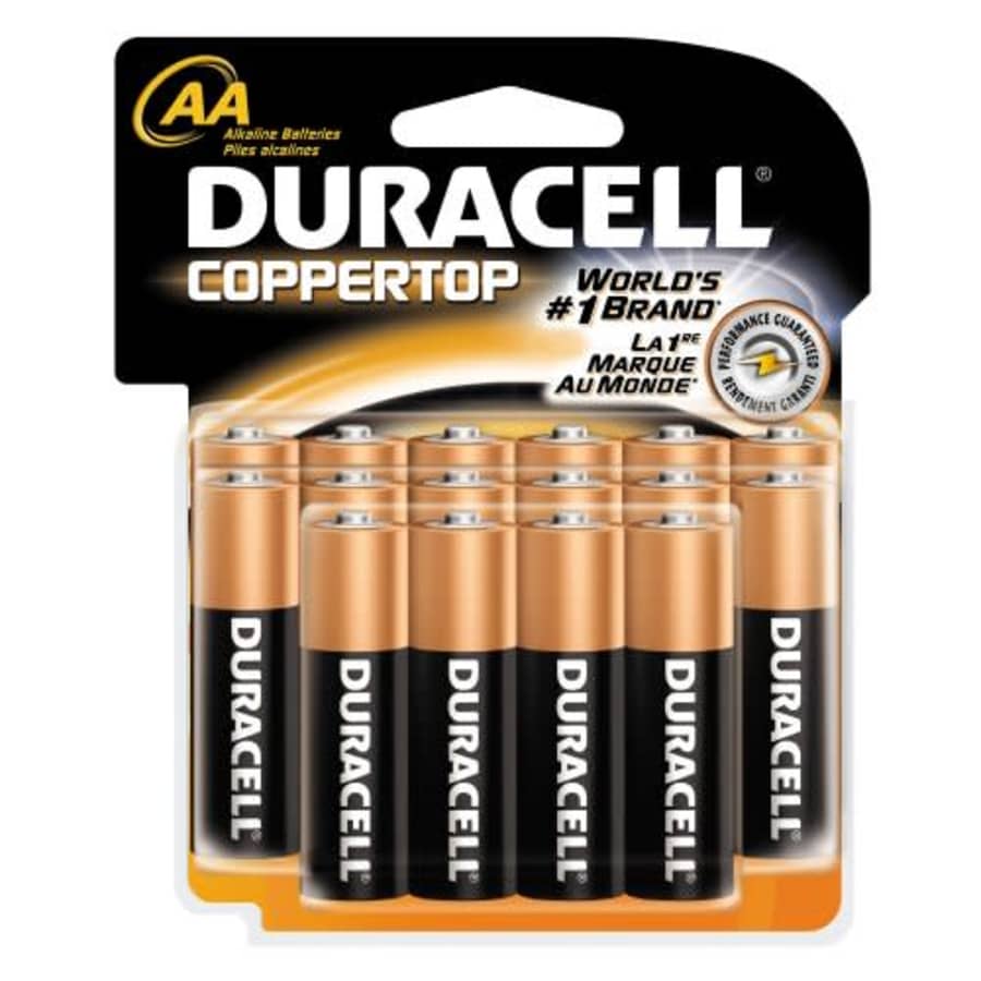 Duracell Batteries, AA Size, 16-Count Packages (Pack of 2) for $30