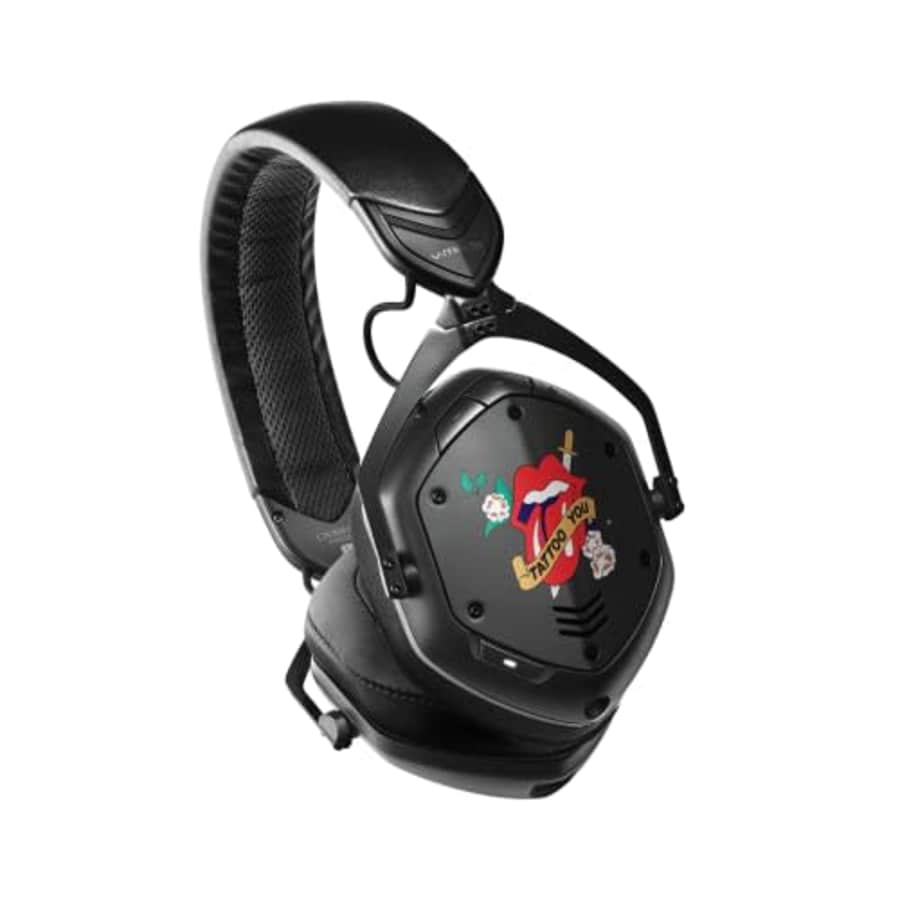 Rolling Stones x V-MODA Crossfade 2 Wireless Over-Ear Headphone in Black, Tattoo (RSTONES-Tattoo) for $230