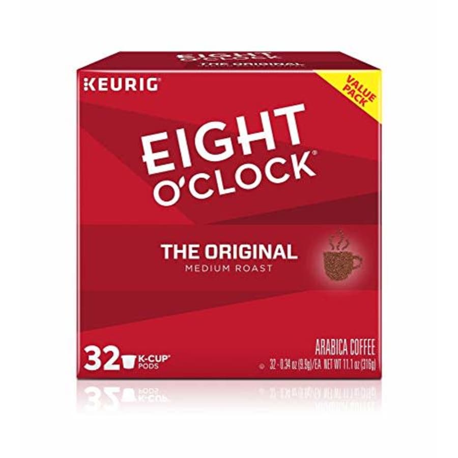 Eight O'Clock Coffee The Original, Keurig Single Serve K-Cup Pods, Medium Roast, 32 Count for $16