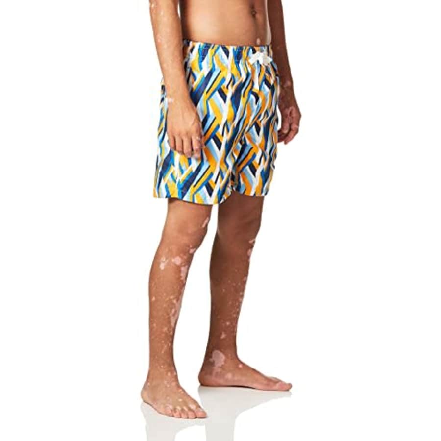 Kanu Surf Men's Riviera Swim Trunks (Regular & Extended Sizes), Seagrass Navy/Orange, XX-Large for $20 Kanu Surf Men's Riviera Swim Trunks (Regular & Extended Sizes), Seagrass Navy/Orange, XX-Large for $20