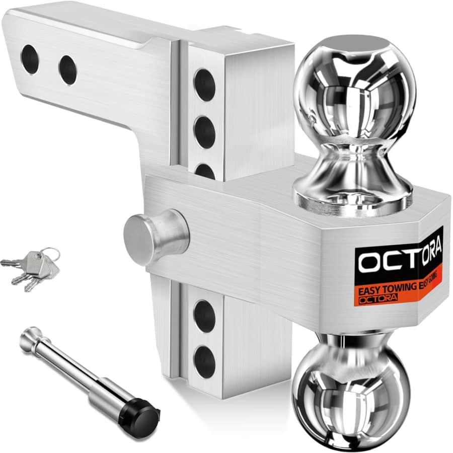 Octora Double Anti-Theft Locking Trailer Hitch for $120