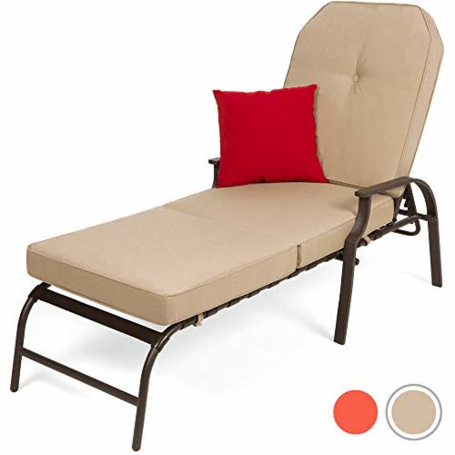 Best Choice Products Adjustable Outdoor Chaise Lounge Chair Furniture for Patio Poolside for $259 Best Choice Products Adjustable Outdoor Chaise Lounge Chair Furniture for Patio Poolside for $259