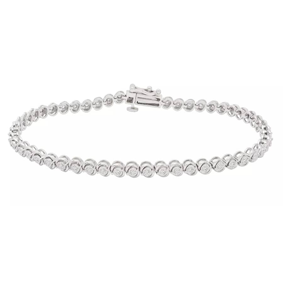 1/2-TCW Diamond Bracelet for $99