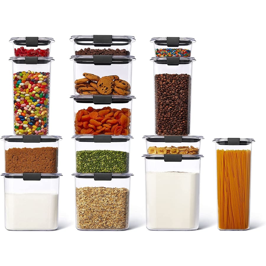 Rubbermaid Brilliance Plastic Food Storage 14-Piece Pantry Set for $172 Rubbermaid Brilliance Plastic Food Storage 14-Piece Pantry Set for $172
