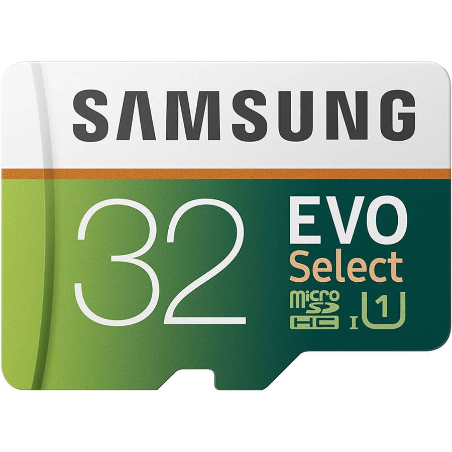 Samsung 32GB EVO Select UHS-I Class 10 micro SD Card w/ Adapter for $7 Samsung 32GB EVO Select UHS-I Class 10 micro SD Card w/ Adapter for $7