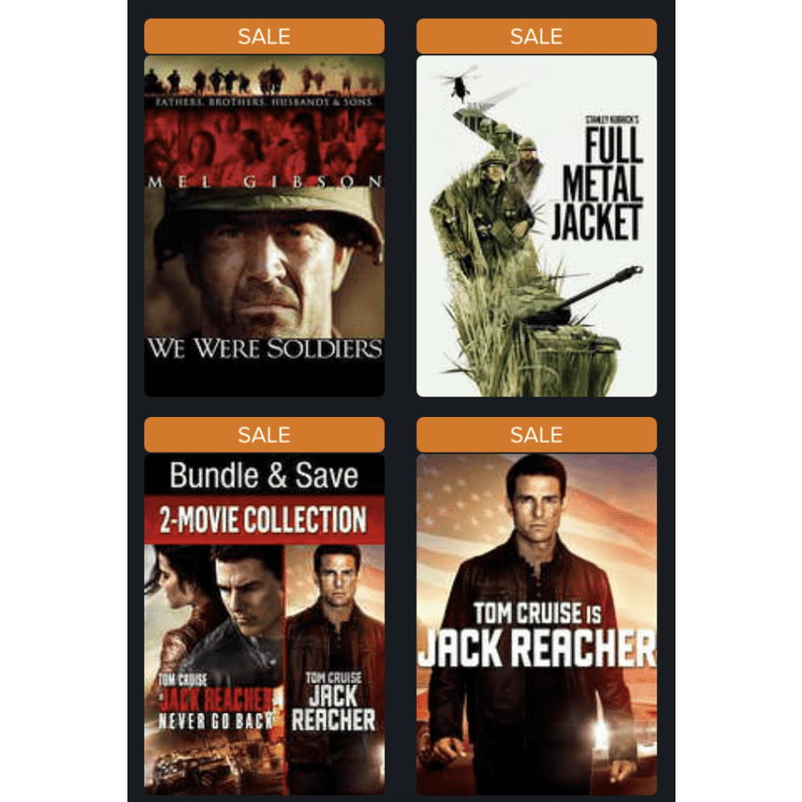 Vudu Memorial Day Sale: From $4 to rent, $5 to buy Vudu Memorial Day Sale: From $4 to rent, $5 to buy