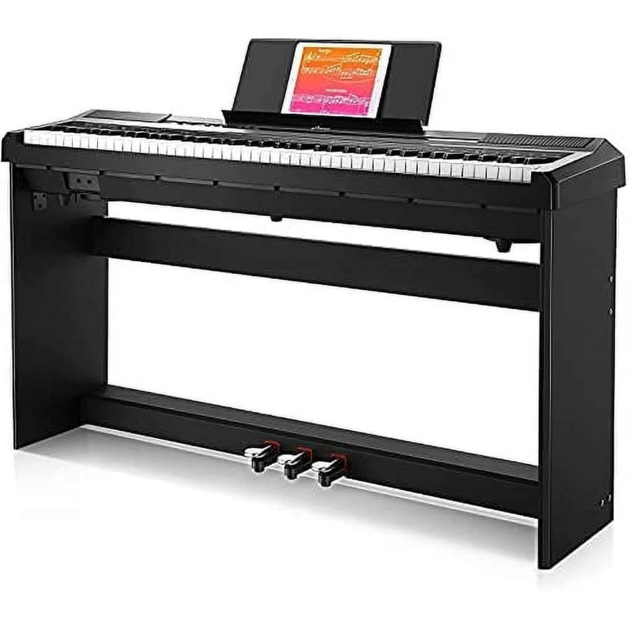 Donner 88-Key Digital Piano with Sustain Pedal for $270